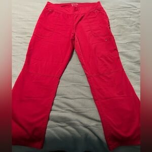 Healing Hands Red Women's Pants